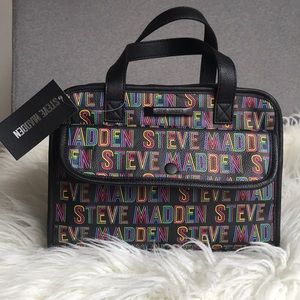 Steve Madden logo travel handle bag